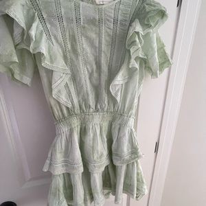 Loveshackfancy Natasha Tiered Mini Dress